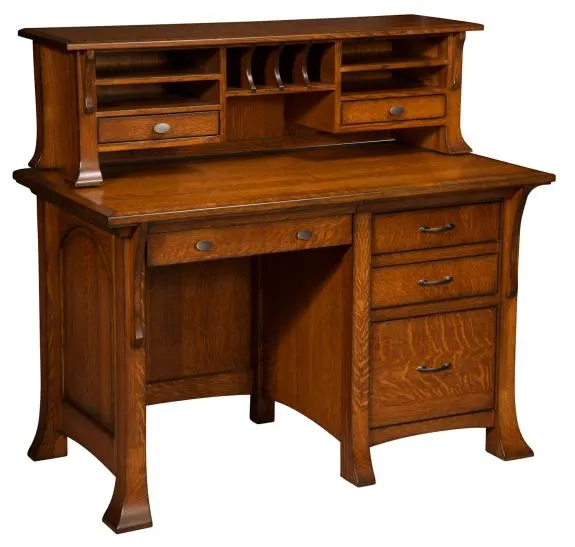 LA-233 Breckenridge Student Desk with Hutch Top