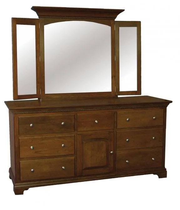 Hampton Bedroom Furniture Set Triple Dresser