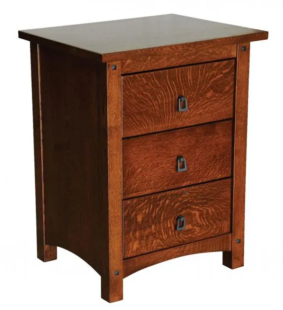 Emory Grand Bedroom Collection 3 Drawer Nightstand