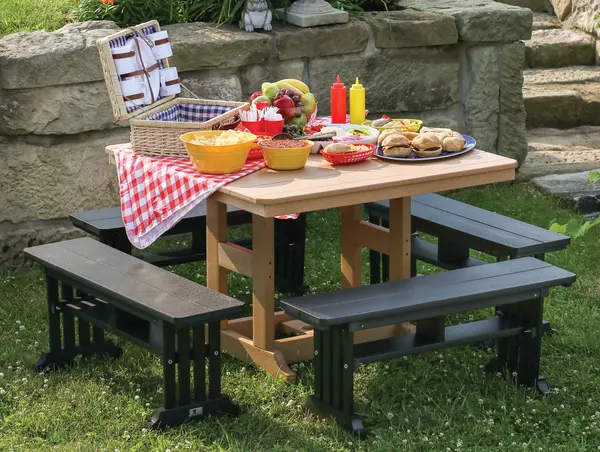 Garden Classic Poly Outdoor Dining Bench