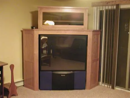 Big Screen in a corner