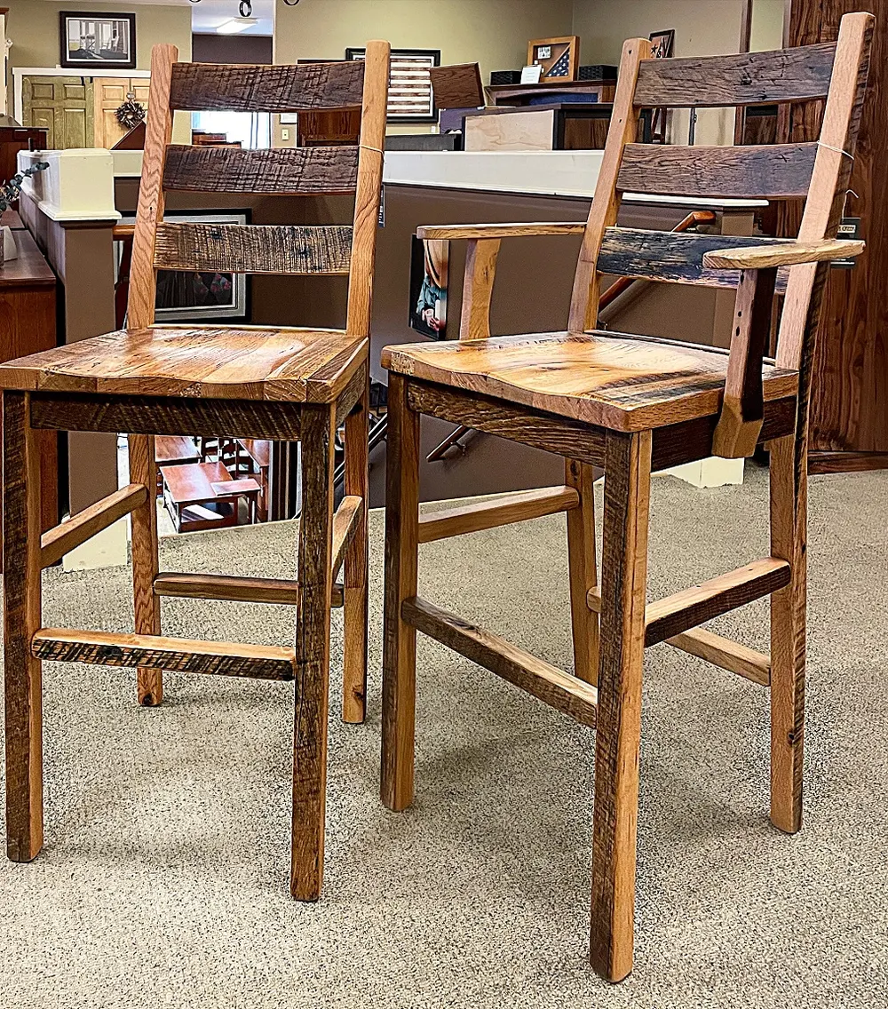 Bridgeport Dining Collection: Ladderback Bar or Counter Chair