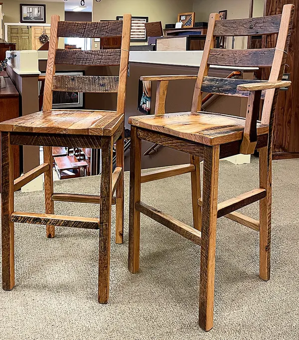 Bridgeport Dining Collection: Ladderback Bar or Counter Chair