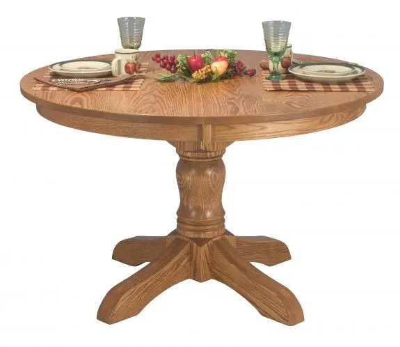McKenzie Oak Pedestal Dining Table