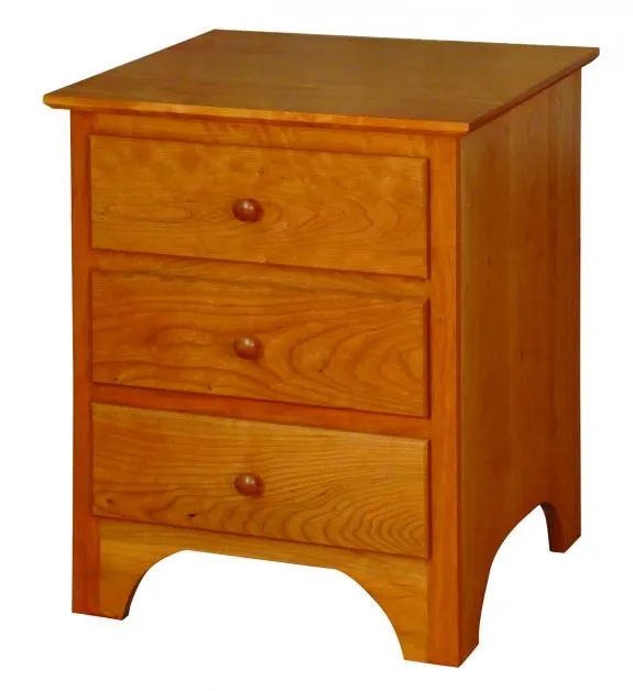 CWF400 Shaker Bedroom Set 3 Drawer Nightstand