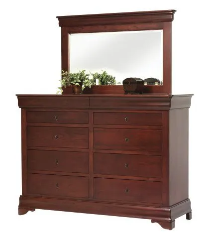 Louis Phillipe Bedroom Set High Dresser