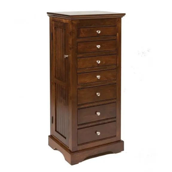 #153 Beaded Jewelry Armoire