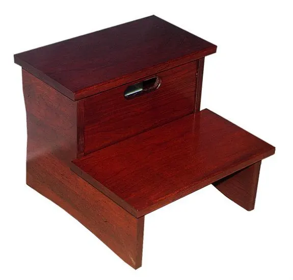CWF445 Shaker Bedroom Set Bed Steps