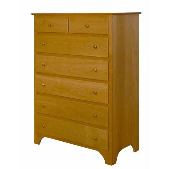 CWF400 Shaker Bedroom Set 7 Drawer Chest