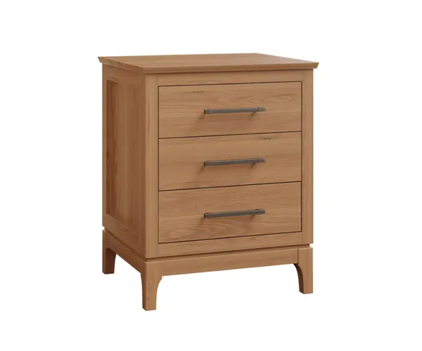 Boulder Creek 3-Drawer Nightstand