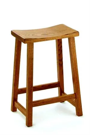 Destiny Backless Wood Bar Stool