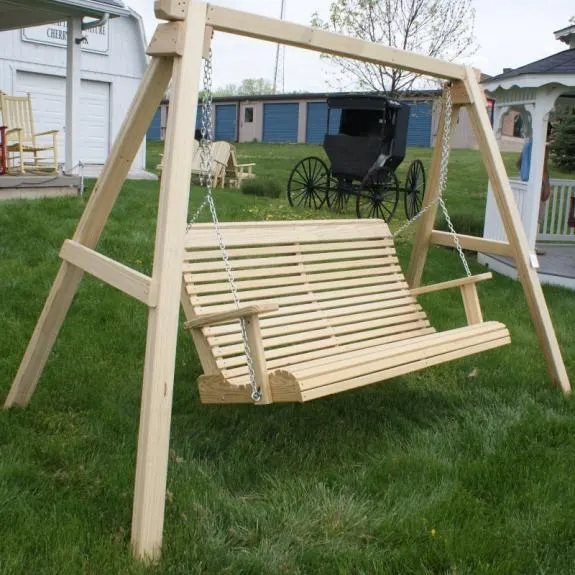 High Back Swings, treated pine