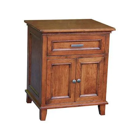 CWF600 Brooklyn Bedroom Set 2 Door Nightstand