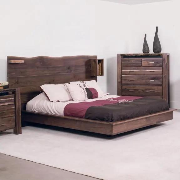 Live Edge Bedroom Set King Size Bed