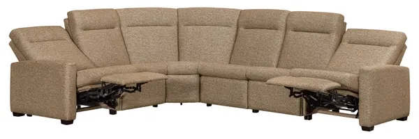 Harmony Reclining 6-Piece Sectional, Wall Hugger