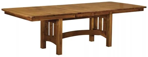 Vancouver Stickley Style Trestle Table