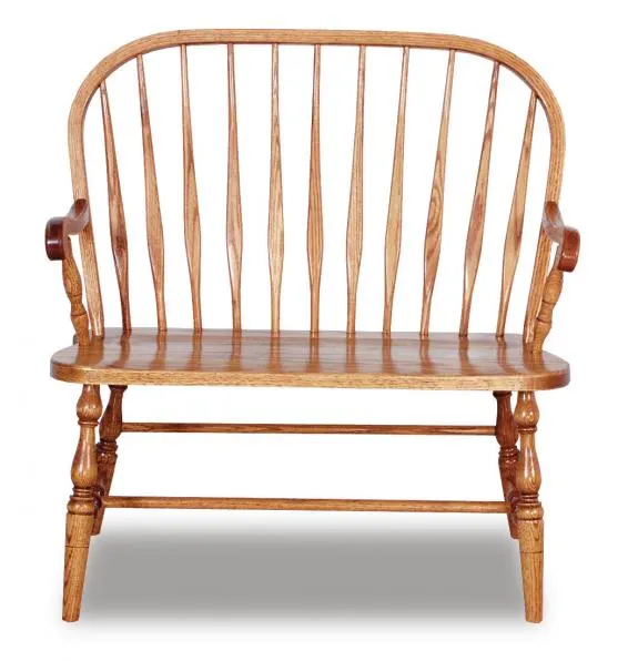 AJW10436 Bent Feather Storage Benches with 12 1/2" Deep Storage
