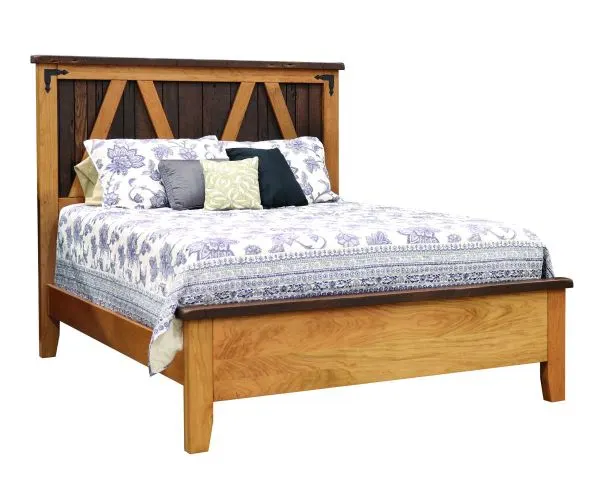 Farmhouse Heritage Barn Door Bed
