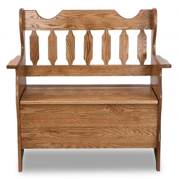 AJW30336 Slat Back Hallway Bench