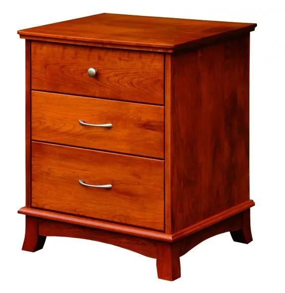 CWF 700 Crescent Bedroom Set 3 Drawer Nightstand