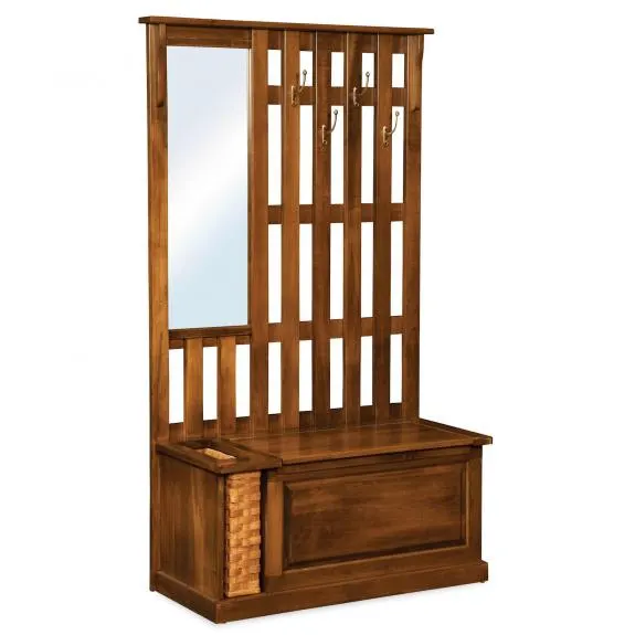 AJW207 Country Hallway Bench with Storage