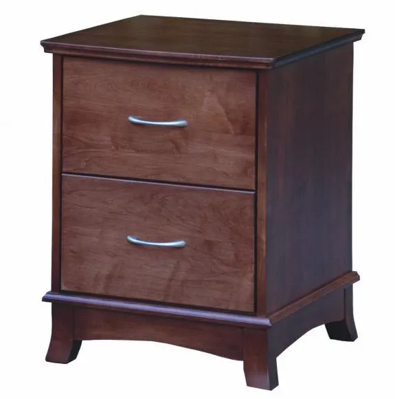 CWF 700 Crescent Bedroom Set 2 Drawer Nightstand