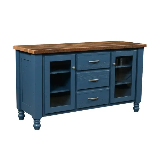 Brighthouse Barn Wood Server with glass doors