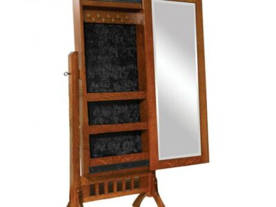 1009-101 Open Top Mission Jewelry Box Cheval