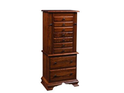 #140 Deluxe Clockbase Jewelry Armoire