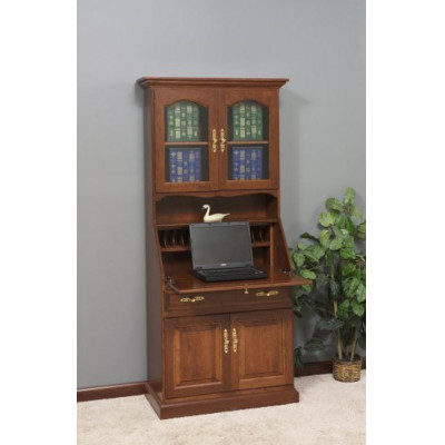 GO-3001 Deluxe Secretary Desk with Doors