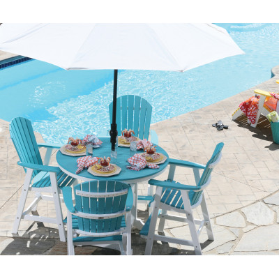 Comfo-Back Outdoor Bar Chair