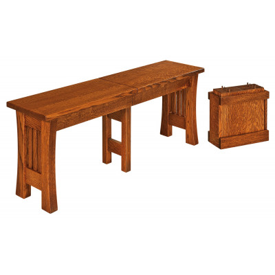 Arts & Crafts Dining Table Bench