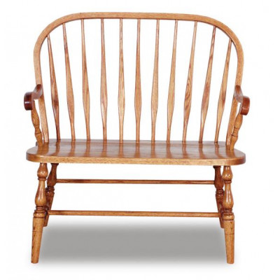AJW10436 Bent Feather Storage Benches with 12 1/2" Deep Storage
