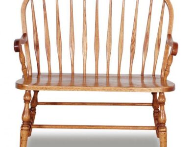 AJW10436 Bent Feather Storage Benches with 12 1/2" Deep Storage