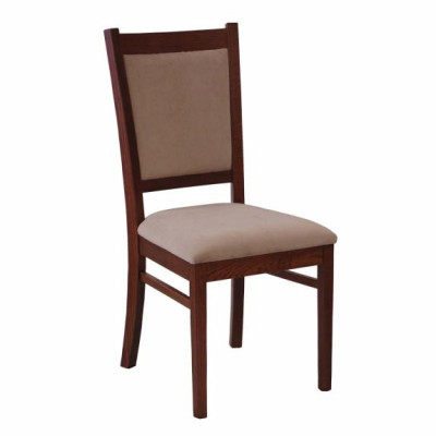 Carla Dining Room Chair with Leather Seat