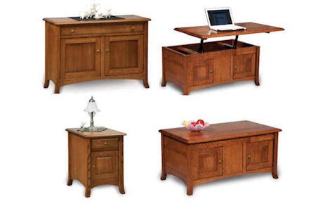Carlisle Enclosed Coffee and End Tables