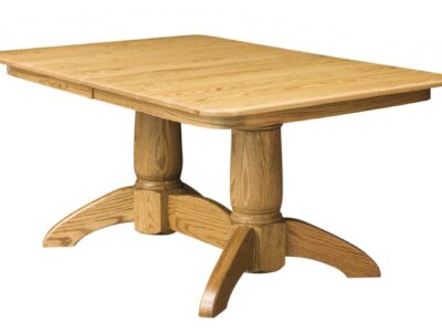 Tuscan Double Pedestal Table