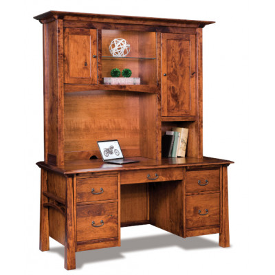 FVD-2865-HT-A Artesa 2 piece desk and hutch