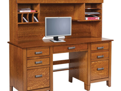 Jacobsville JDPD-2362 Desk and JH-201-60 Hutch
