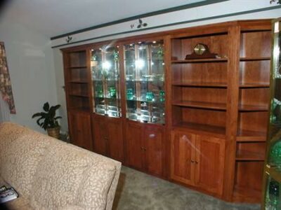 Custom Cherry wall unit