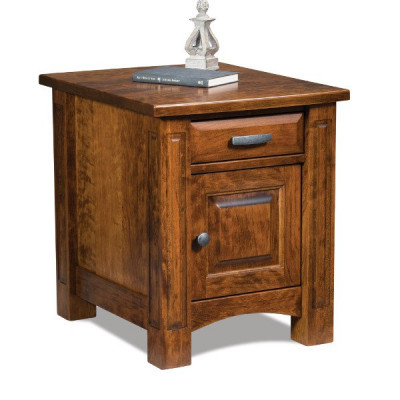 Lexington Occasional Tables FVET-LX-EN End table with door & drawer