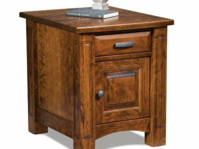 Lexington Occasional Tables FVET-LX-EN End table with door & drawer