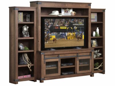 Georgetown Entertainment with Side Bookcases