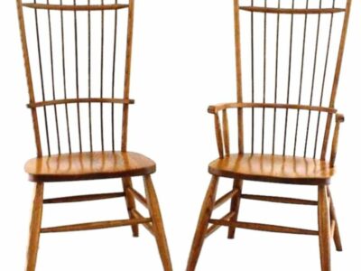 01C Cage Back Cherry Dining Chair