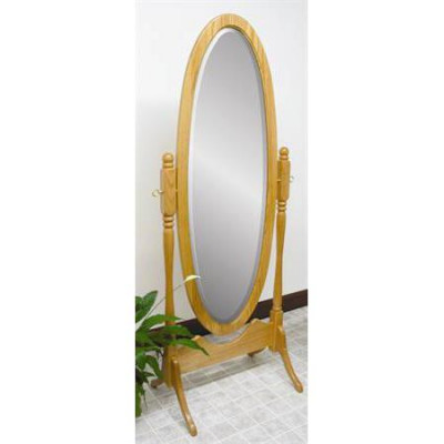 1001 Antique Oval Cheval Mirror