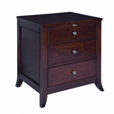 Kingston Craft Bedroom Collection 3 Drawer Nightstand