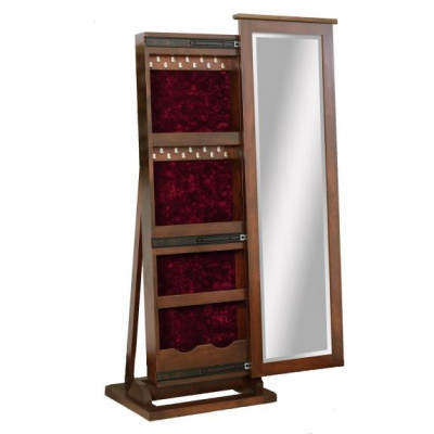 1034-101 Traditional Shaker Leaner Jewelry Box