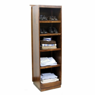 1034-500 Traditional Shaker Storage Tower with Mirror