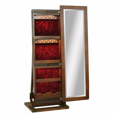 1035-101 Shaker Leaner Jewelry Box Mirror