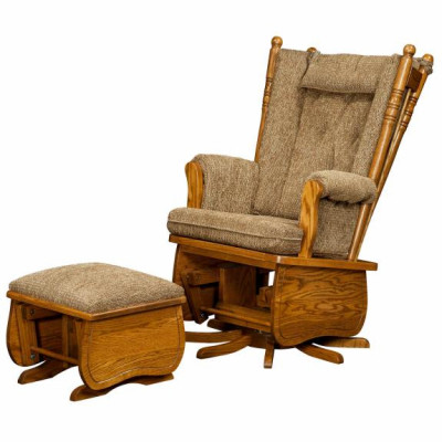 192 4 Post Highback Swivel Glider